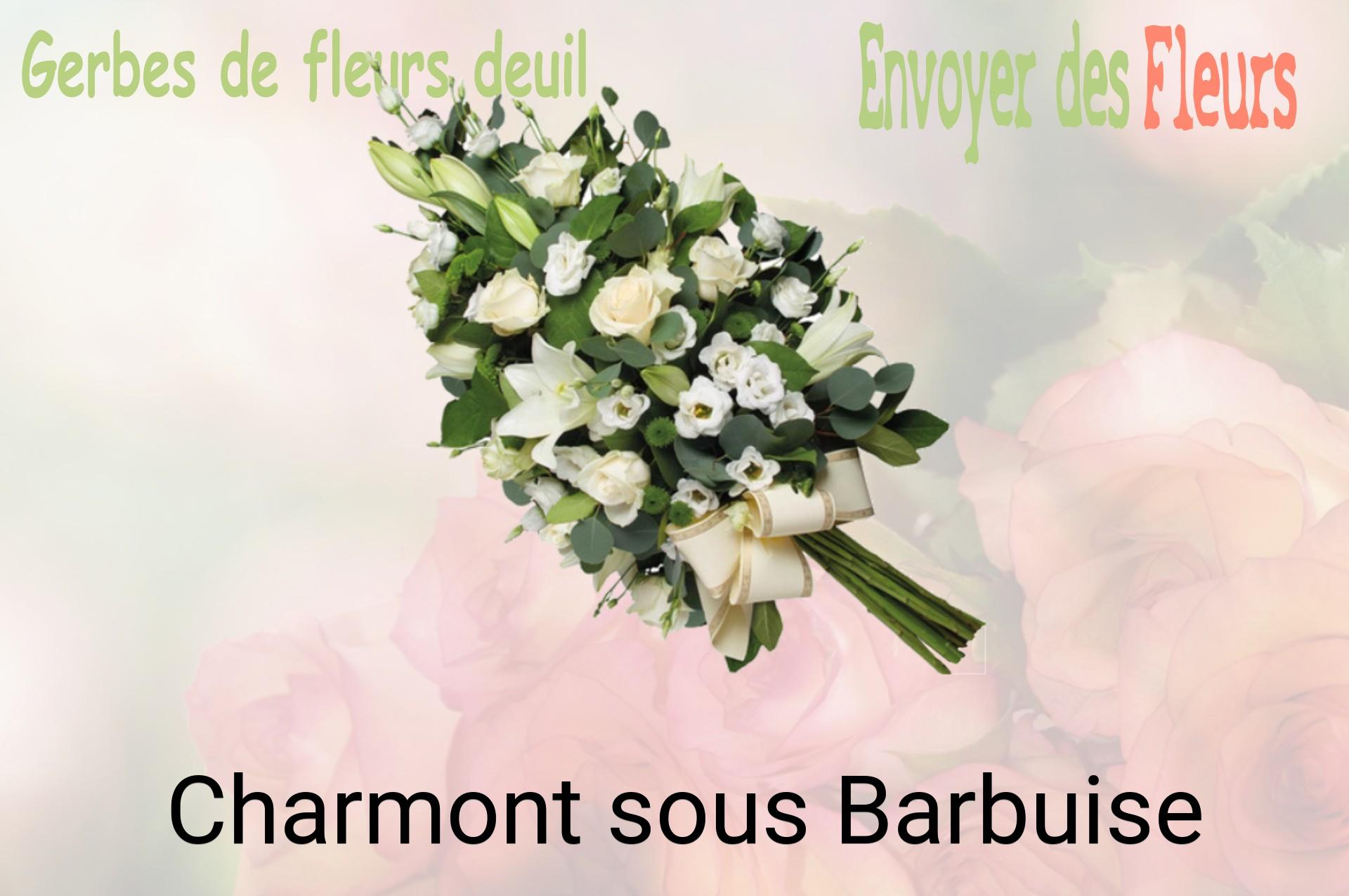 Gerbe de fleurs de deuil livrée à Charmont-sous-Barbuise